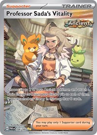 Professor Sada's Vitality 256/182 Paradox Rift Pokémon card