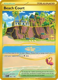 Beach Court 263/182 Paradox Rift Pokémon card