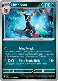 Umbreon (EBGames Exclusive) 130/197 · Reverse Holo