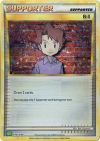 Bill (CLV) 018/034 Trading Card Game Classic Pokémon card