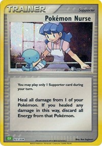 Pokemon Nurse 023/034 Trading Card Game Classic Pokémon card