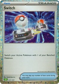 Switch (CLV) 029/034 Trading Card Game Classic Pokémon card