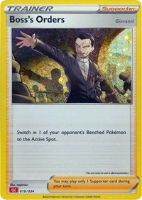 Boss's Orders [Giovanni] (CLC) 019/034 Trading Card Game Classic Pokémon card