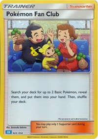 Pokemon Fan Club (CLB) 024/034 Trading Card Game Classic Pokémon card