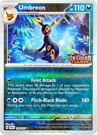 Umbreon (Obsidian Flames Stamped) 130/197 · Reverse Holo