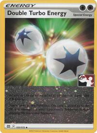 Double Turbo Energy (Cosmos Holo) 151/172 Prize Pack Series Cards Pokémon card