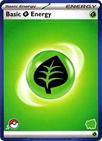 Basic Grass Energy (Blue Border) My First Battle Pokémon card