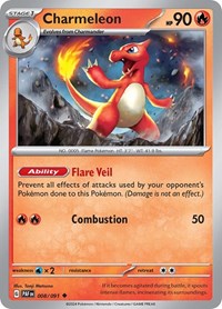 Charmeleon 008/091 · Reverse Holo