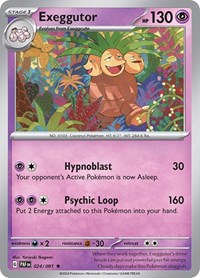 Exeggutor 024/091 · Reverse Holo