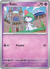 Ralts 027/091 · Reverse Holo