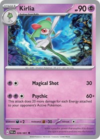 Kirlia 028/091 · Reverse Holo