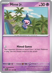 Mime Jr. 031/091 · Reverse Holo
