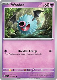 Woobat 032/091 · Reverse Holo