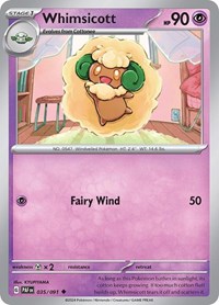 Whimsicott 035/091 · Reverse Holo