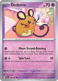 Dedenne 036/091 · Reverse Holo