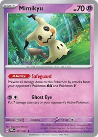 Mimikyu 037/091 · Reverse Holo