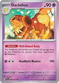 Dachsbun 039/091 · Reverse Holo