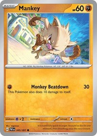 Mankey 045/091 · Reverse Holo