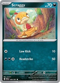 Scraggy 060/091 · Reverse Holo