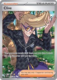 Clive 227/091 Paldean Fates Pokémon card
