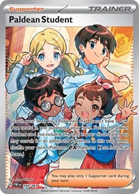 Paldean Student 230/091 Paldean Fates Pokémon card