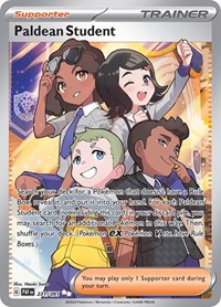 Paldean Student 231/091 Paldean Fates Pokémon card