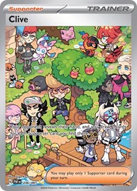 Clive 236/091 Paldean Fates Pokémon card