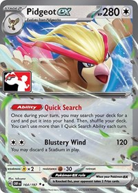 Pidgeot ex 164/197