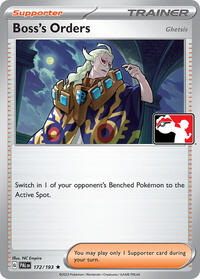 Boss's Orders [Ghetsis] 172/193 Prize Pack Series Cards Pokémon card