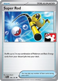Super Rod 188/193 Prize Pack Series Cards Pokémon card