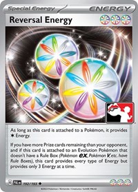 Reversal Energy 192/193 Prize Pack Series Cards Pokémon card