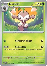 Nuzleaf 004/162 · Reverse Holo