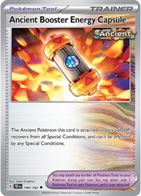 Ancient Booster Energy Capsule 140/162 Temporal Forces Reverse Holo Pokémon card