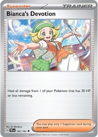 Bianca's Devotion 142/162 Temporal Forces Reverse Holo Pokémon card