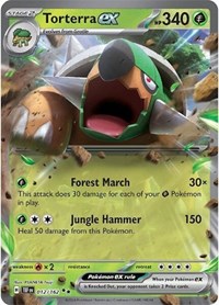 Torterra ex 012/162 · Reverse Holo
