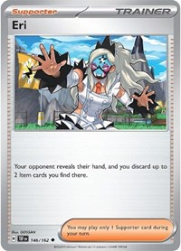 Eri 146/162 Temporal Forces Reverse Holo Pokémon card