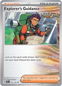 Explorer's Guidance 147/162 Temporal Forces Reverse Holo Pokémon card