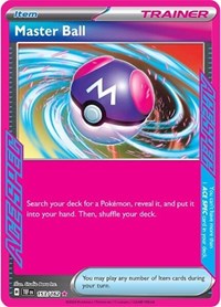 Master Ball 153/162 Temporal Forces Pokémon card