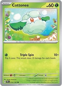 Cottonee 014/162 · Reverse Holo