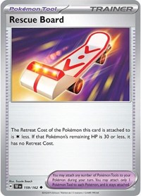 Rescue Board 159/162 Temporal Forces Reverse Holo Pokémon card