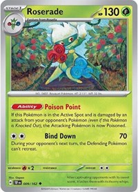 Roserade 009/162 · Reverse Holo