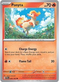 Ponyta 026/162 · Reverse Holo