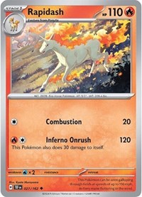 Rapidash 027/162 · Reverse Holo
