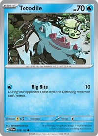 Totodile 039/162 · Reverse Holo