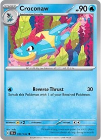 Croconaw 040/162 · Reverse Holo