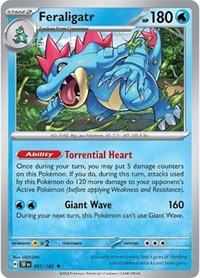 Feraligatr 041/162 · Reverse Holo
