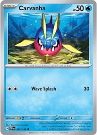 Carvanha 042/162 · Reverse Holo