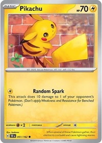 Pikachu 051/162 · Reverse Holo