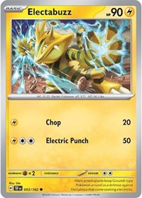 Electabuzz 053/162 · Reverse Holo