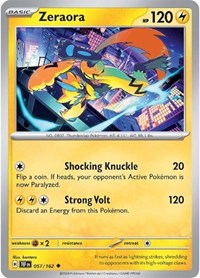 Zeraora 057/162 · Reverse Holo